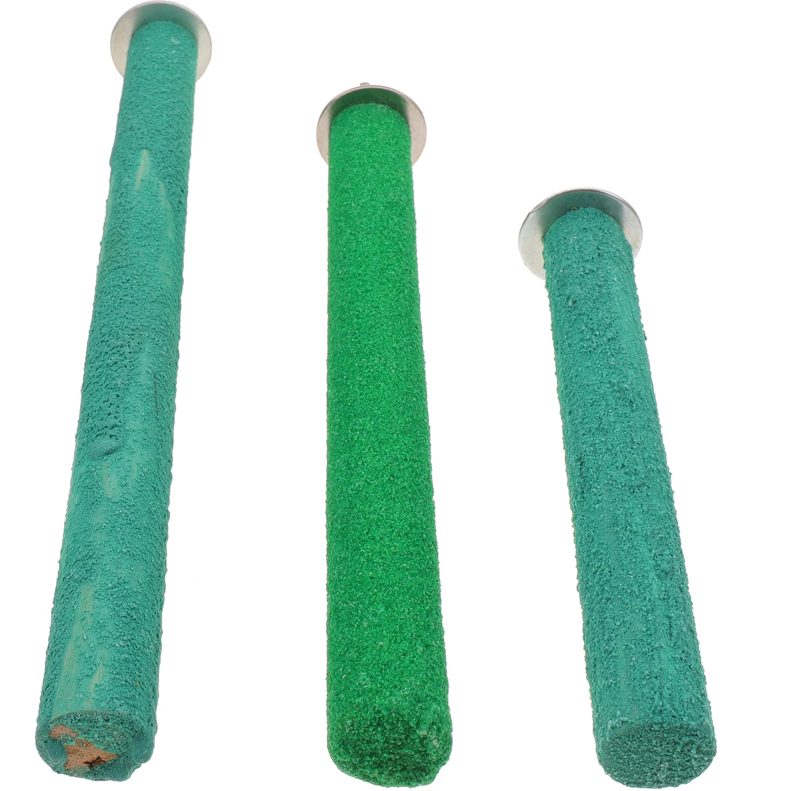 

3 Pcs Parrot Perch Stands Beautiful Color Pet Curiosity Cage Toy Long Tail Wooden Bird Play Stand Environmental Protection