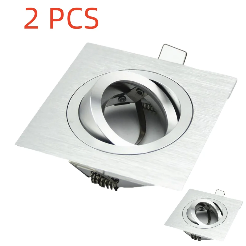 

2/5 Pcs Recessed Square LED COB Spotlights Fixture Ceiling Downlights Frame Spotlight Mall Office Lighting