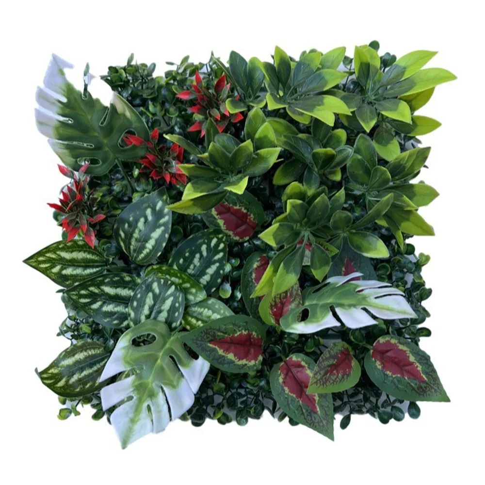 

DIY Artificial Plant Wall Panel Flower Eternal Life Artificial Eucalyptus Carpet Sunflower Lifelike Simulation Maple Plant Sheet