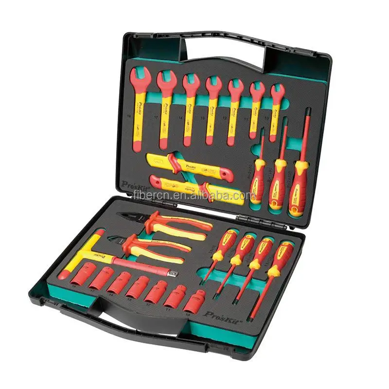 Proskit Tools PK-2809M 26 PCS 1000V Insulated Metric Tool Kit