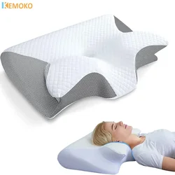 Memory Foam Pillows Neck Shoulder Pain Relaxing Cervical Slow Rebound Neck Pillow Pain Relief Sleeping Orthopedic Pillow Beding