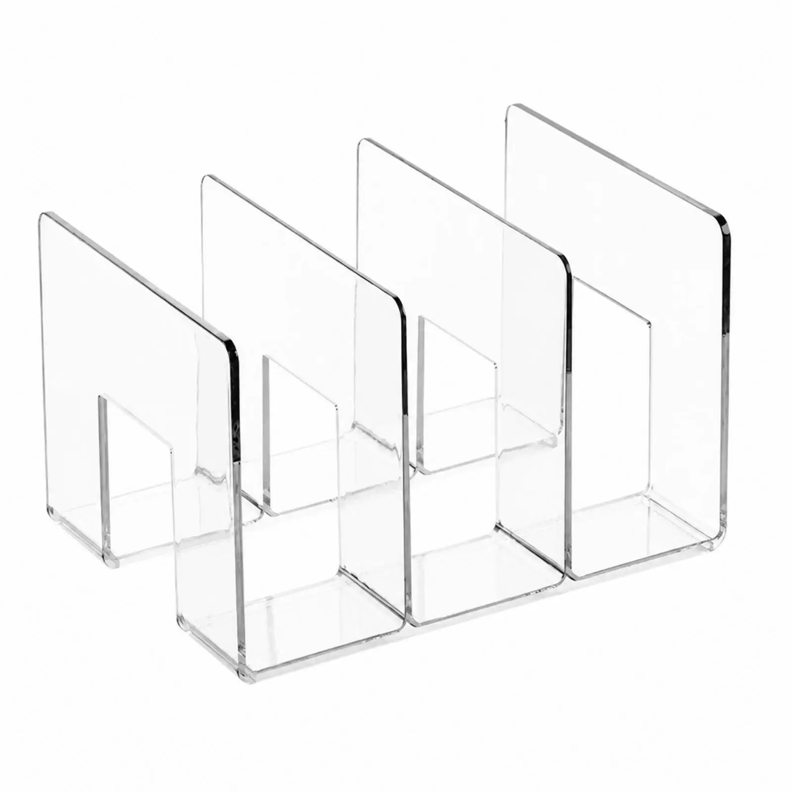 desktop-book-organizer-transparent-book-holder-with-divider-panels-compact-stable-for-home-office-reading-corner
