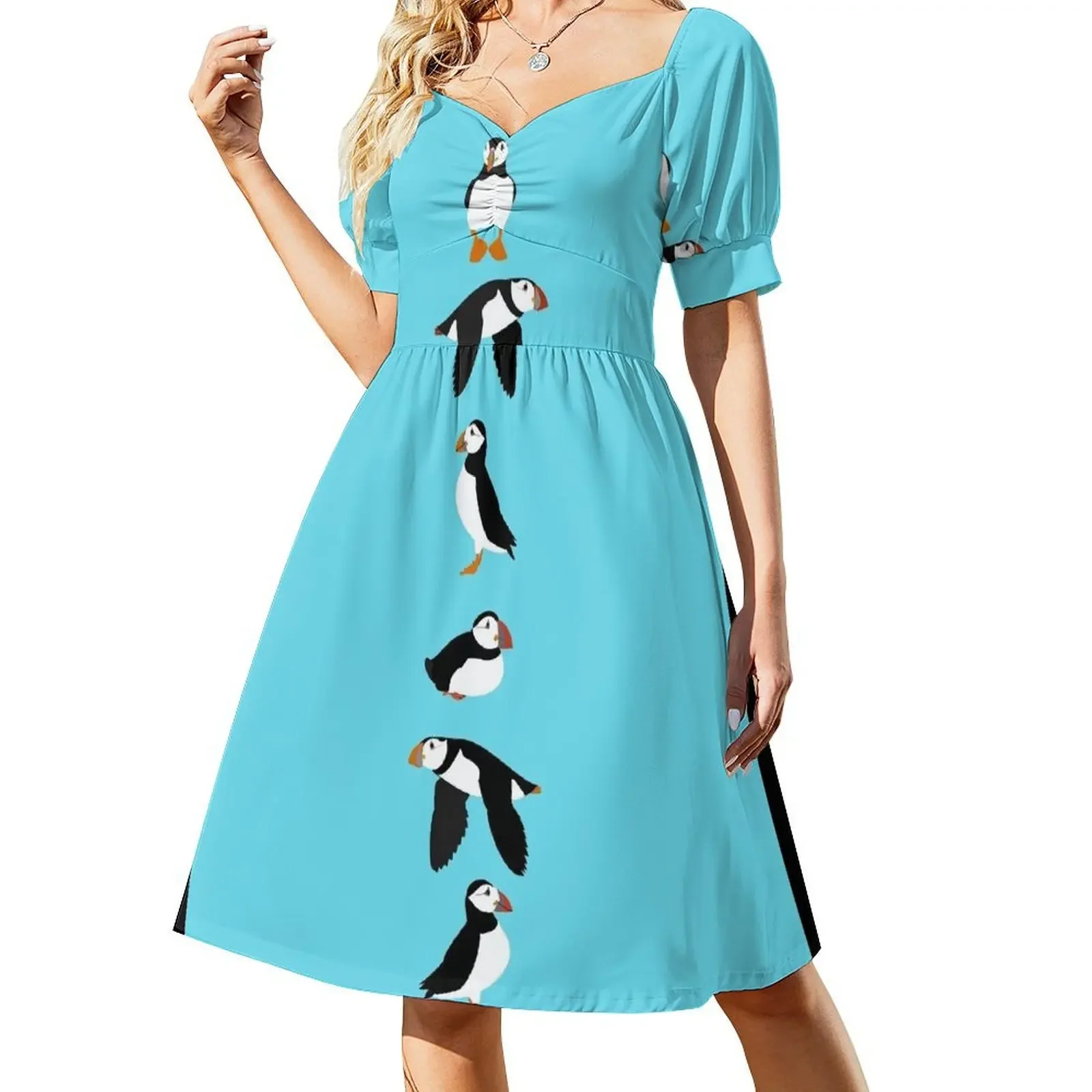 

Puffins! Sleeveless Dress clothing women summer 2025 dresses for official occasions Dress