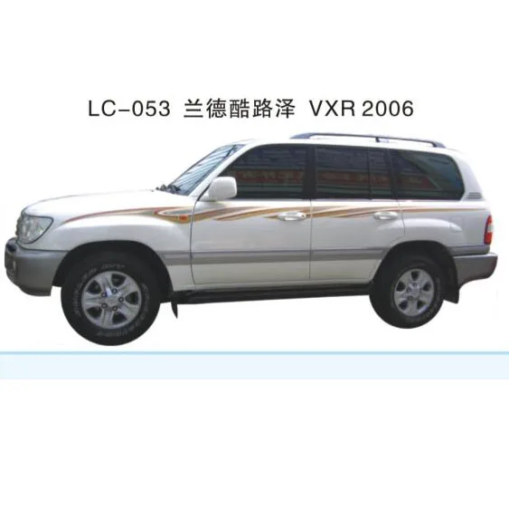 Car Body Sticker For  Land Cruiser LC100 UZJ100 1998 1999 2000 2001 2002 2003 2004 2005 2006 2007 Accessories