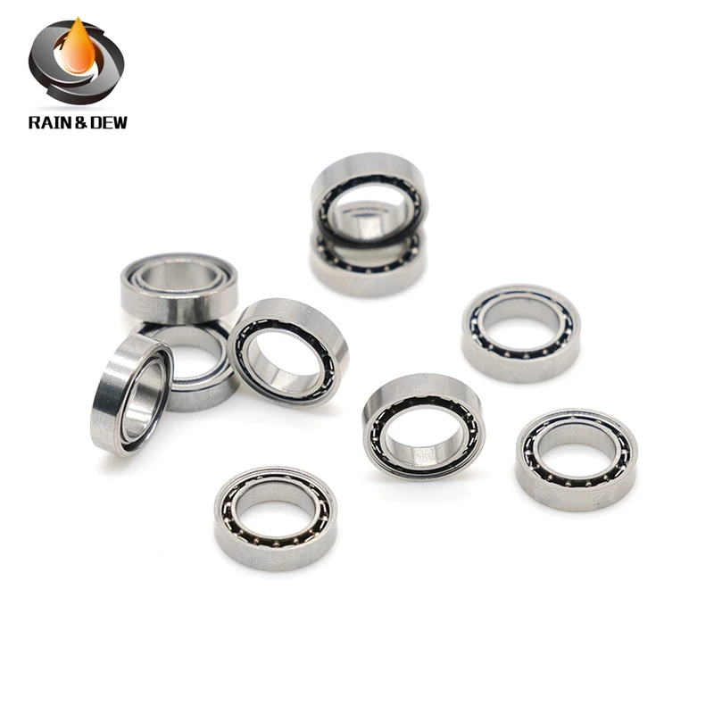 10Pcs SMR85 Open Bearing  5x8x2 mm  Stainless Steel Ball Bearing MR85