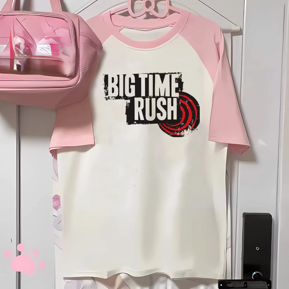 Big Time Rush t shirt women comfortable harajuku graphic tee Tee girl y2k streetwear Japanese clothing