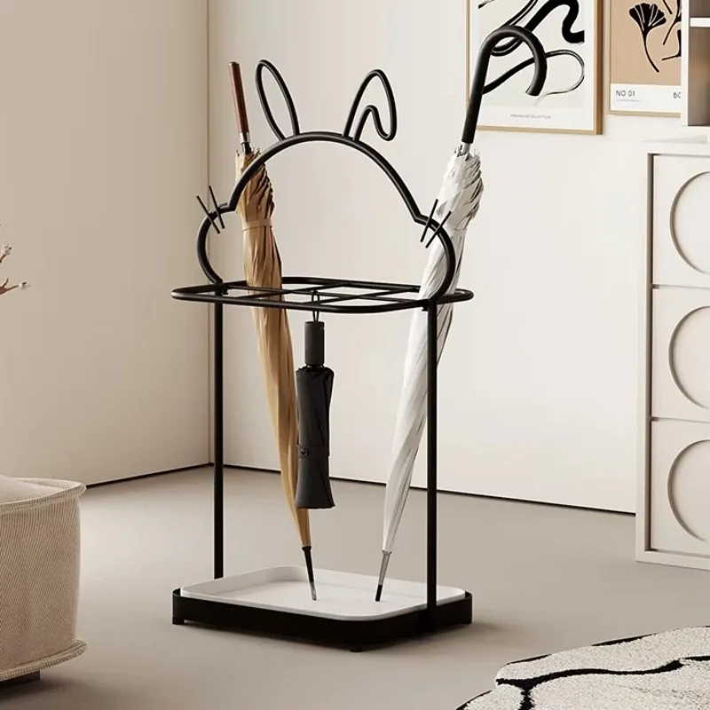 Wabi-Sabi Style Umbrella Rack, Entryway Minimalist Rain Stand, Popular Indoor Draining Holder, Home Umbrella Storage Organizer - Image 3