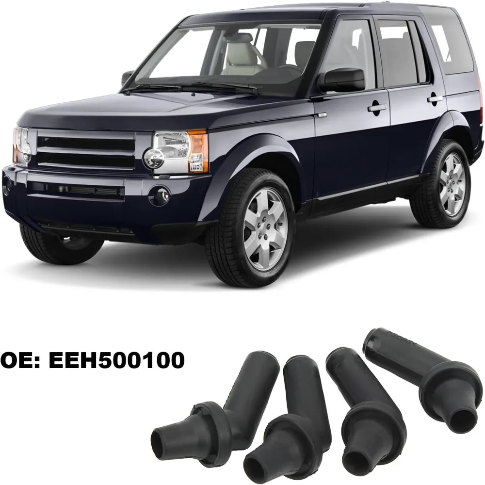 4Pcs set Rubber Drain Tube Connector EEH500100 Water Drainage Water Drain Pipe Fittings Black Sunroof Drain Hose Replacement