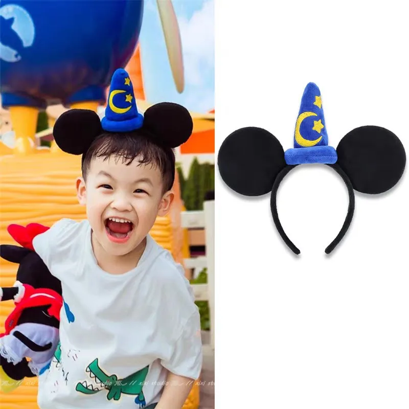 

Magic Hat Headband Amusement Park Photo Minimi Mickey Hair Accessories Adult Children Outing Headwear Female Star