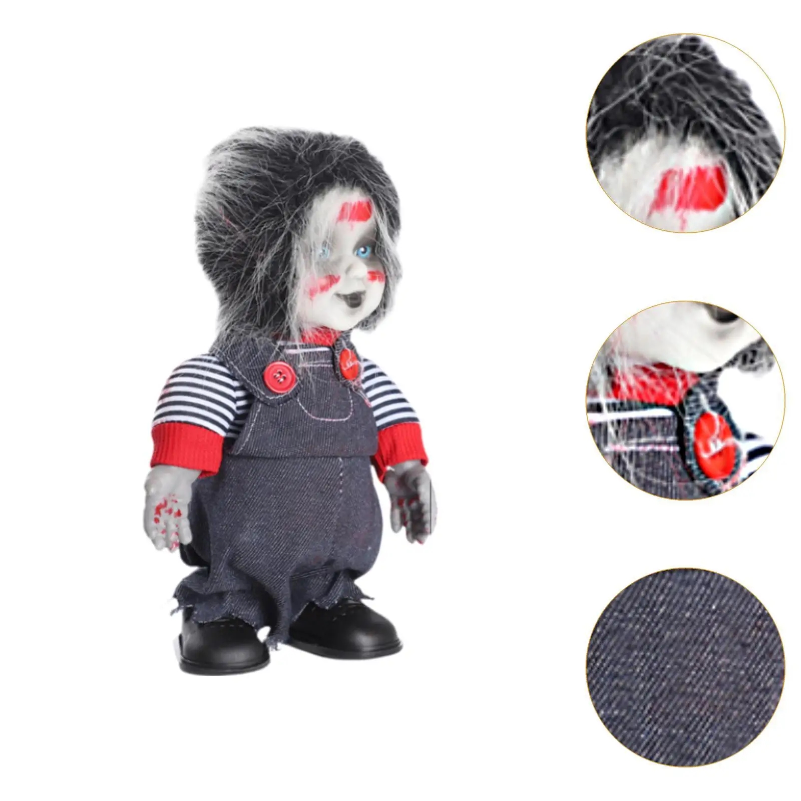 دمية شبح الهالوين، إكسسوارات الهالوين، ديكور العطلة، ديكور مخيف مع #6