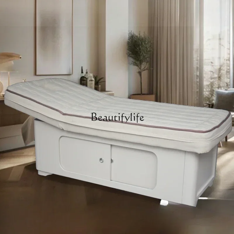 

ls 04LaTeX Beauty Salon Special Massage Massage Therapy Bed Multifunctional Spa Bed Lifting Electric Solid Wood