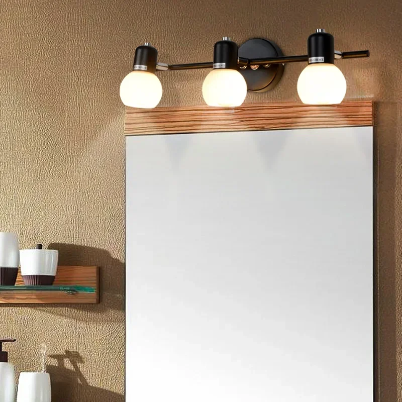 

American LED Mirror Front Lights Bathroom Vanity Cabinets Mirror Cabinet Lights Retro Bedroom Lighting Fixtures Front Lights