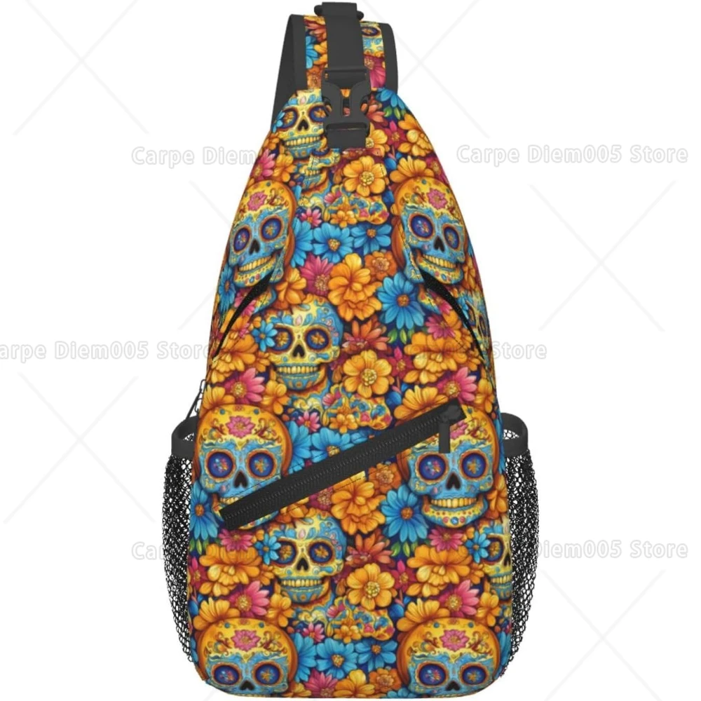 

Сумка через плечо с милой выдрой и цветами для женщин и мужчин, регулируемые нагрудные сумки, рюкзак на плечо для путешествий, работы, плечевой ремень