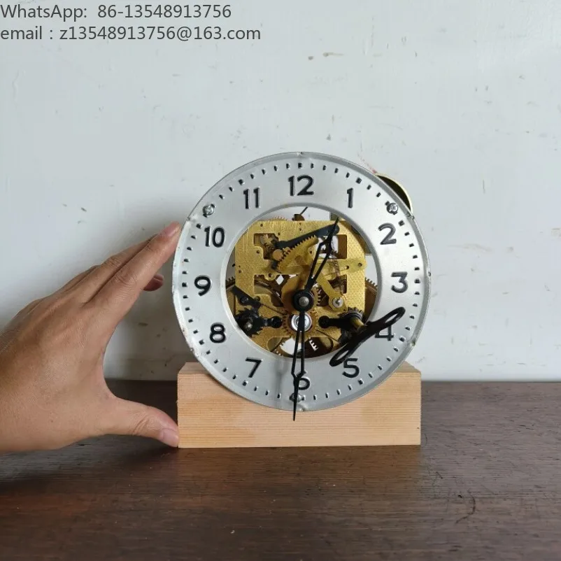 8-Inch mechanical clock, living room seat clock, creative soft packaging, time telling OK