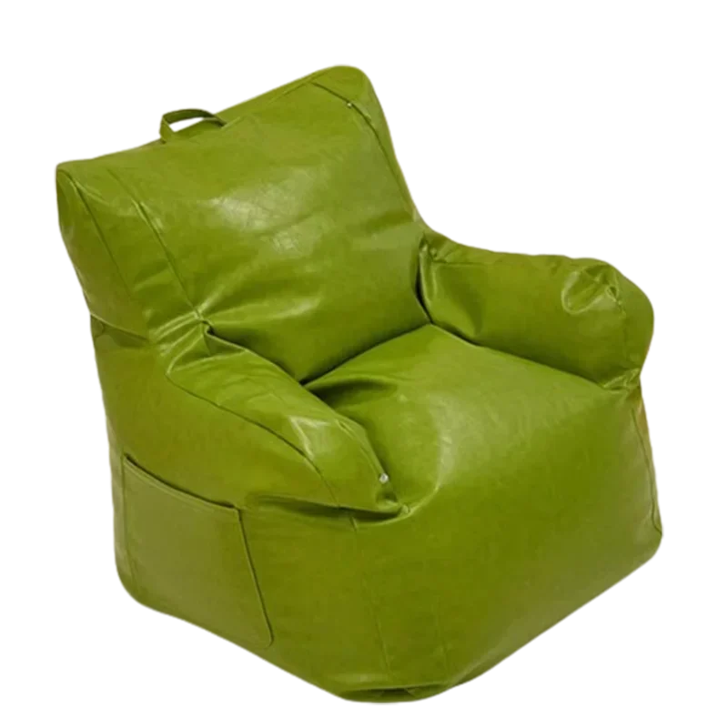 Green Single Person Sofa Bean Bag Recliner Designer Puffs Sofa Lazy Floor Sillon Relax Reclinable Para Salon Home Furniture