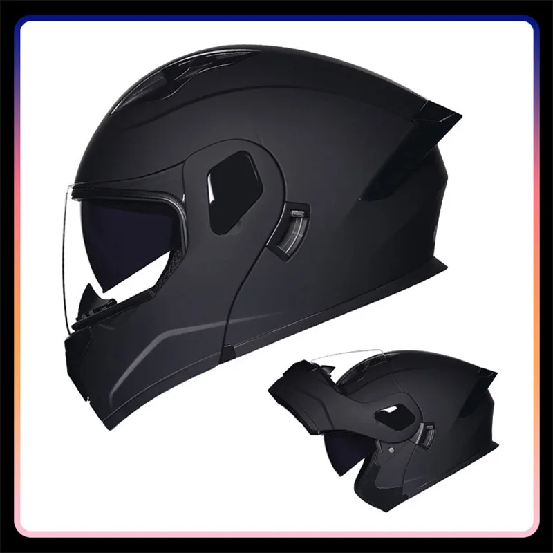 

Dual Visor Flip Up Motorcycle Helmets Men Women Full Face Helmet Double Lens Modular Riding Helm Cascos Para Motos DOT Approved