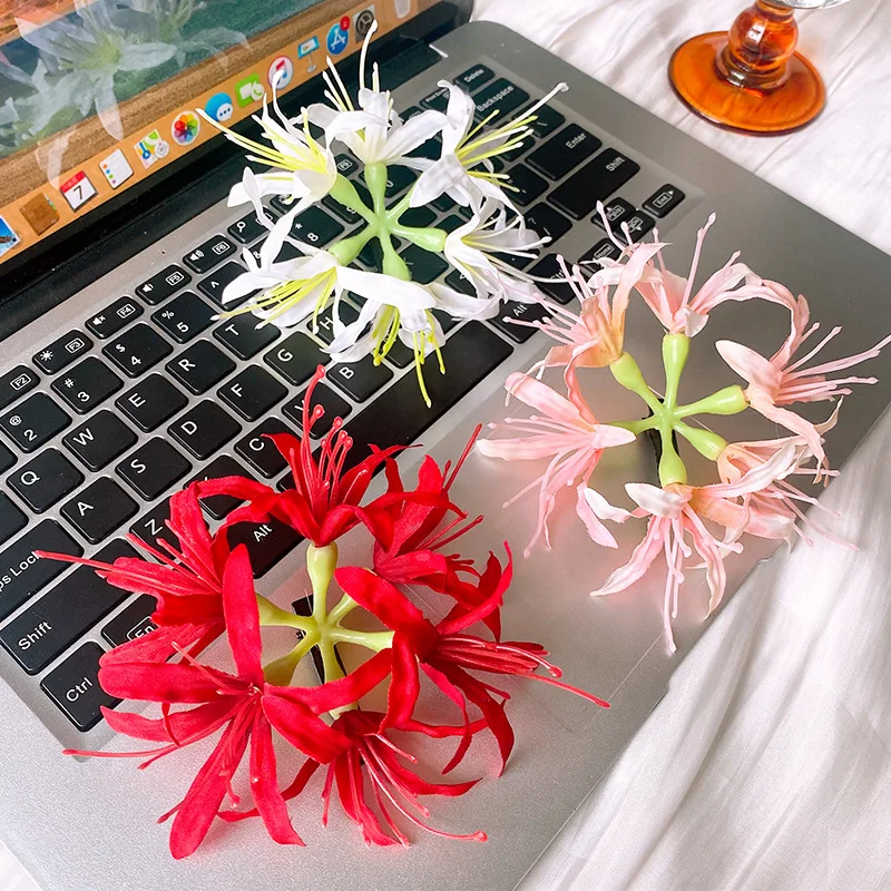 

Floral Hair Clip Claw Clamp Seaside Photo barrettes Disc Clip Broken Girls Women Headwear Hair Accessories