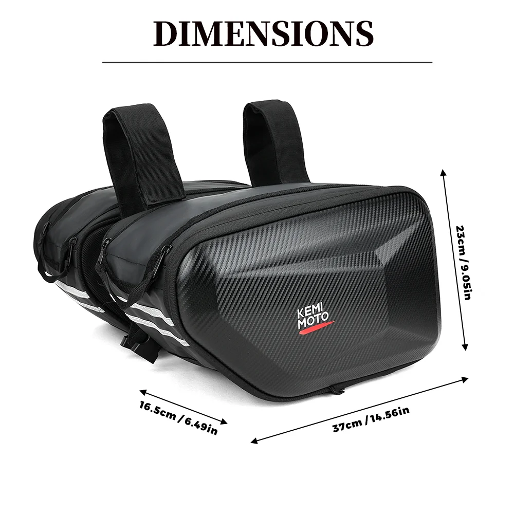 Universal Street Motorcycle Side Bags For BMW R12 NINE T R NINET For Honda MSX125 CB300F CB190 Fit Most Street Bike Storage Box