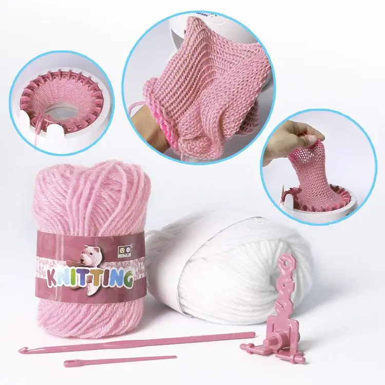 Weaving Machine Scarf Sweater Woven Hand-Cranked DIY Handmade Wool Woven Children's Hat Automatic Home Use