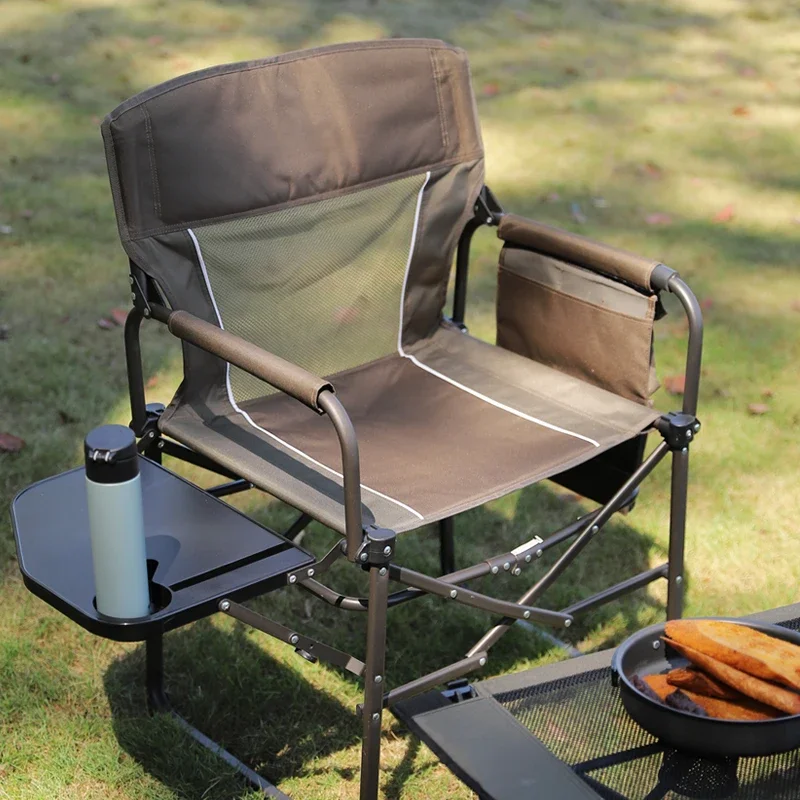 Promotion Sunshine Leisure Steel Outdoor Camping Chairs Director Chair