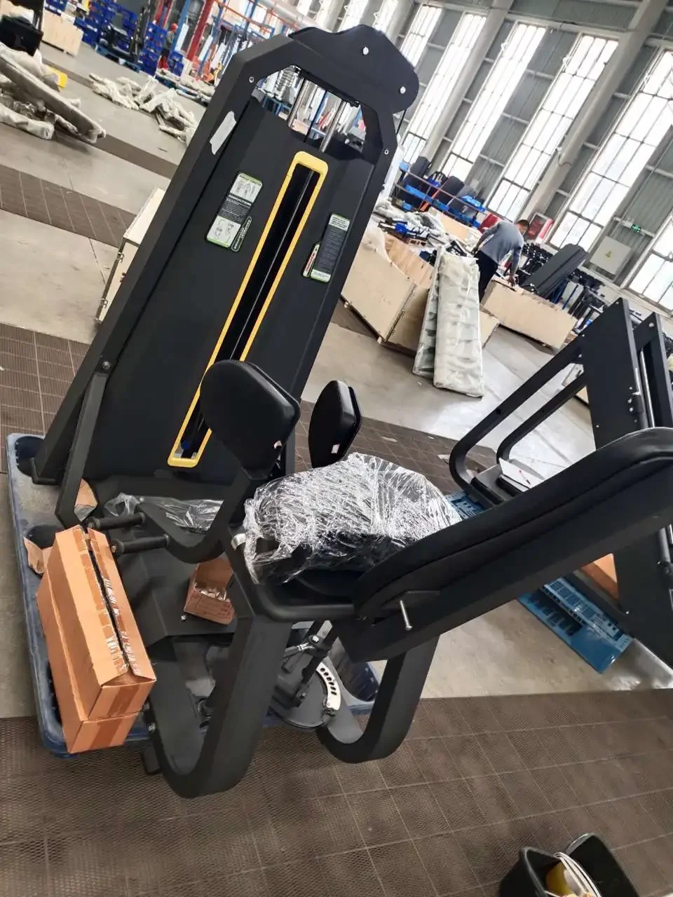 Máquina de entrenamiento de abductor de doble función, máquina de fuerza de venta directa de fábrica de alta calidad