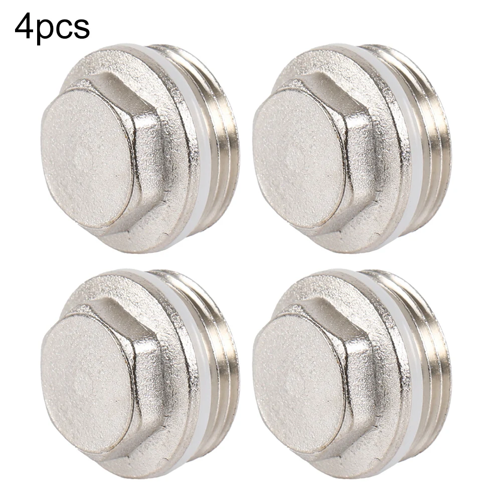 4PCS Floor Heating Manifold Radiator Floor Heating Hexagonal ,Suitable For Various Heating Systems, Including Unde