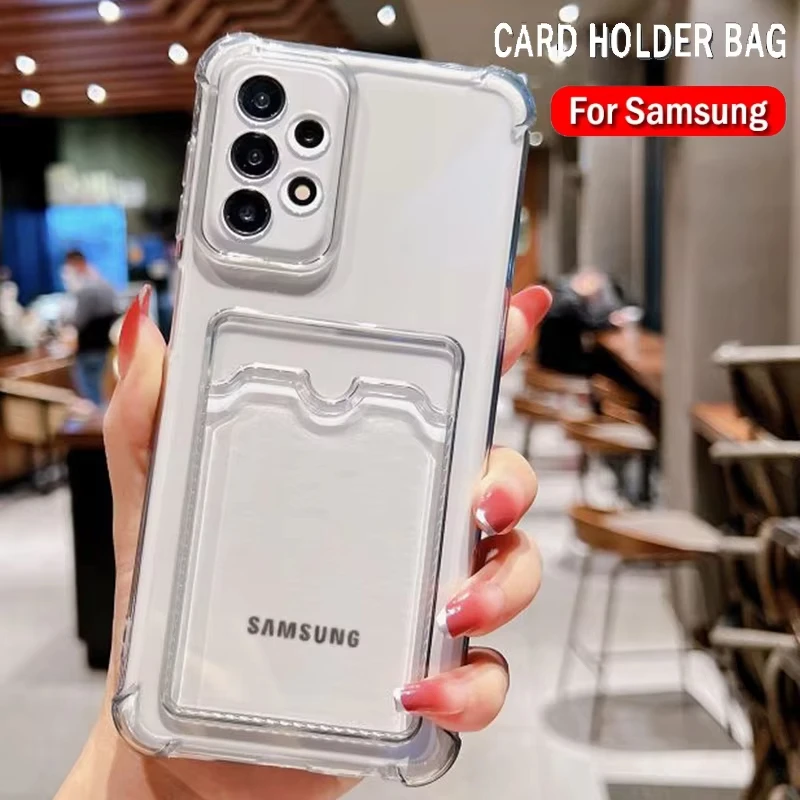 Etui z przegródkami na karty do Samsung A56 A36 A26 A16 A17 A07 S26 Edge A55 A54 A35 A34 A33 A16 A05 A06 S25…