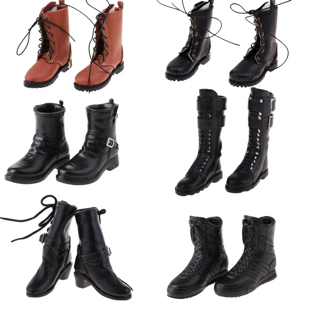 

1/6 Scale Flat Boots Shoes for Male 12inch Action Figure DIY Toys