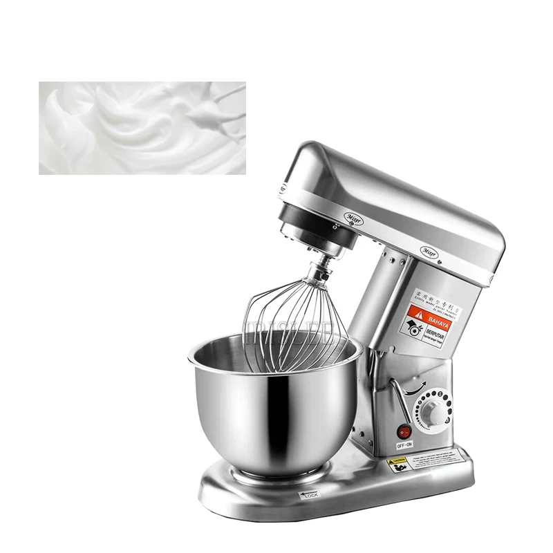 

IRISLEE Food Mixer Electric Cuisine Kitchen Blender With Dough Hooks Chrome Egg Beater Mixer Machine For Sweets Bakery