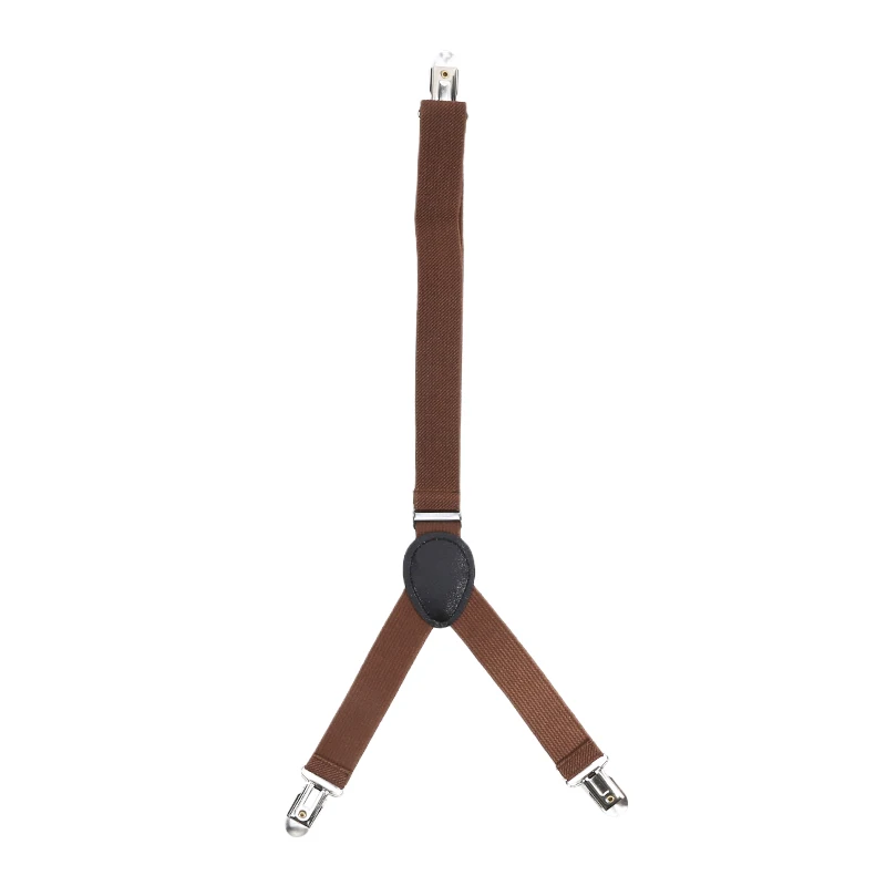 حزام رباط مضاد للانزلاق، مشبك مرن قابل للتعديل للجنسين، مشبك قميص مقاوم للتجاعيد، إكسسوار ملابس #5