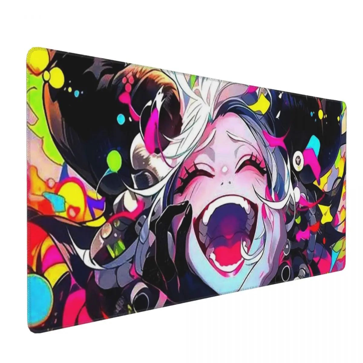 Large Mouse Pad Anime Graffiti Girl Gamer PC Laptop Mats Keyboard Carpet Computer Gaming Office Accessories Desk Mat