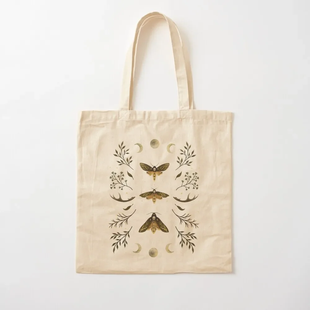 

Death Head Moths Night Tote Bag handbag Canvas bag Bag