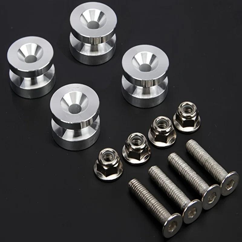 4 قطعة دراجة نارية العلوي الخلفي الأمتعة أداة صندوق حالة جذع قوس جلبة الوسادة الفواصل مشبك تحديد سريع اكسسوارات العالمي