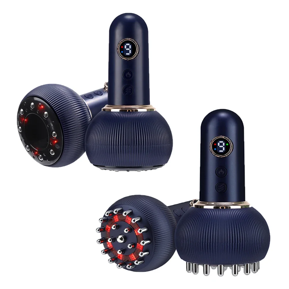 

Electric Meridian Brush/Scraping Cupping Massager, Lymphatic Drainage,Heating Guasha Massage, Muscle Relax,Blood Circulation