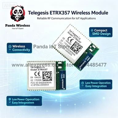 1pc SiLabs ETRX357 R308 2.4 GHz Zigbee Radio Module IEEE 802.15.4 Compliant Transceiver With up To 192of Flash, 12 of RAM