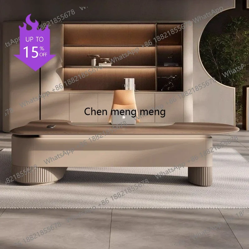 01A Escritorio de oficina de lujo en forma de L, mesa de ordenador con movimiento, mesas de sala, escritorios, mesas de trabajo, mesa plegable, mobiliario de oficina