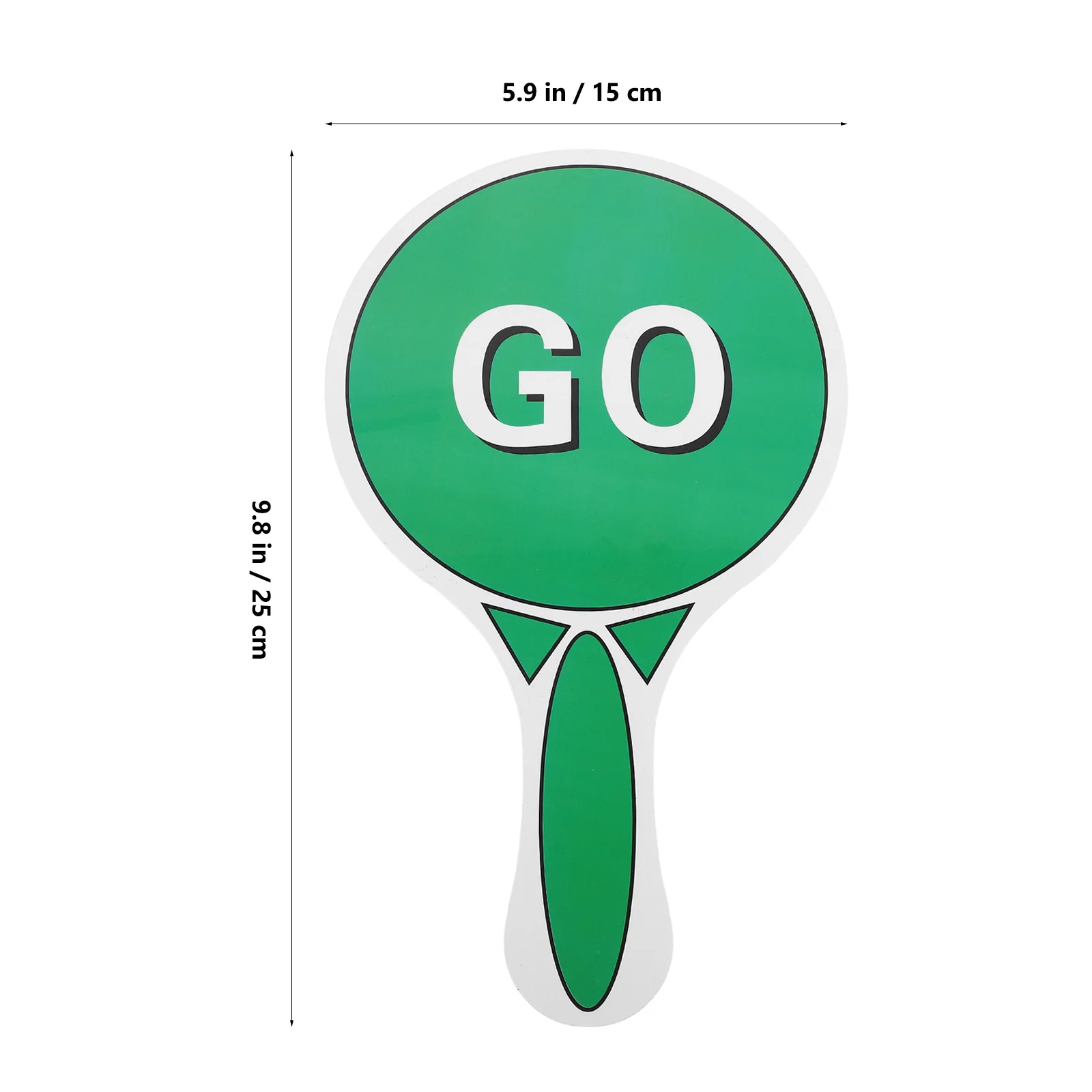 1pcs Handheld Traffic Safety Education Signs For Game Portable Voting Paddle Traffic