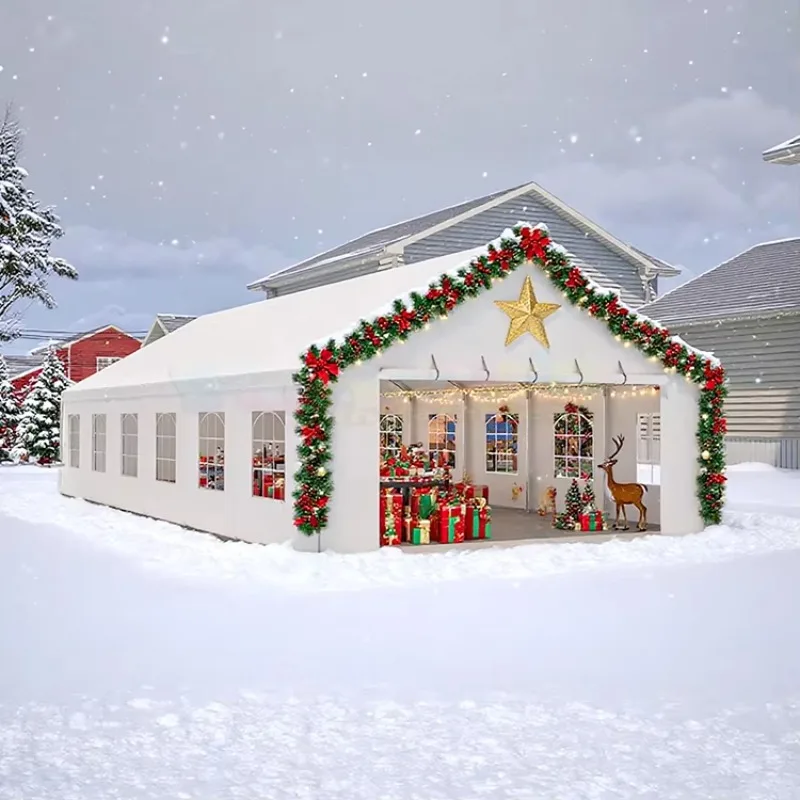 Wholesale Large White PVC Wedding Tent Aluminum Frame Event Marquee Party Exhibition Gazebo Canopy Shelter Outdoor Garden