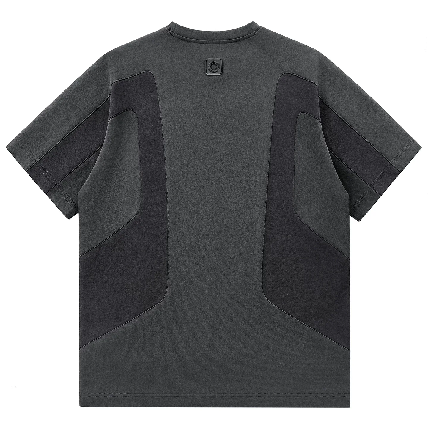 Mens‘s Tactical Patchwork T-Shirt Techwear Functional T Shirt 2026 Summer Streetwear Harajuku Tshirt Tees Tops Black