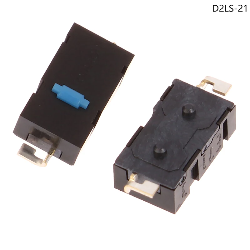 2PCS/Lot D2LS-21 D2LS-11 2PINS Blue Dot Everywhere M905 G903 G502 Mouse Micro Switch