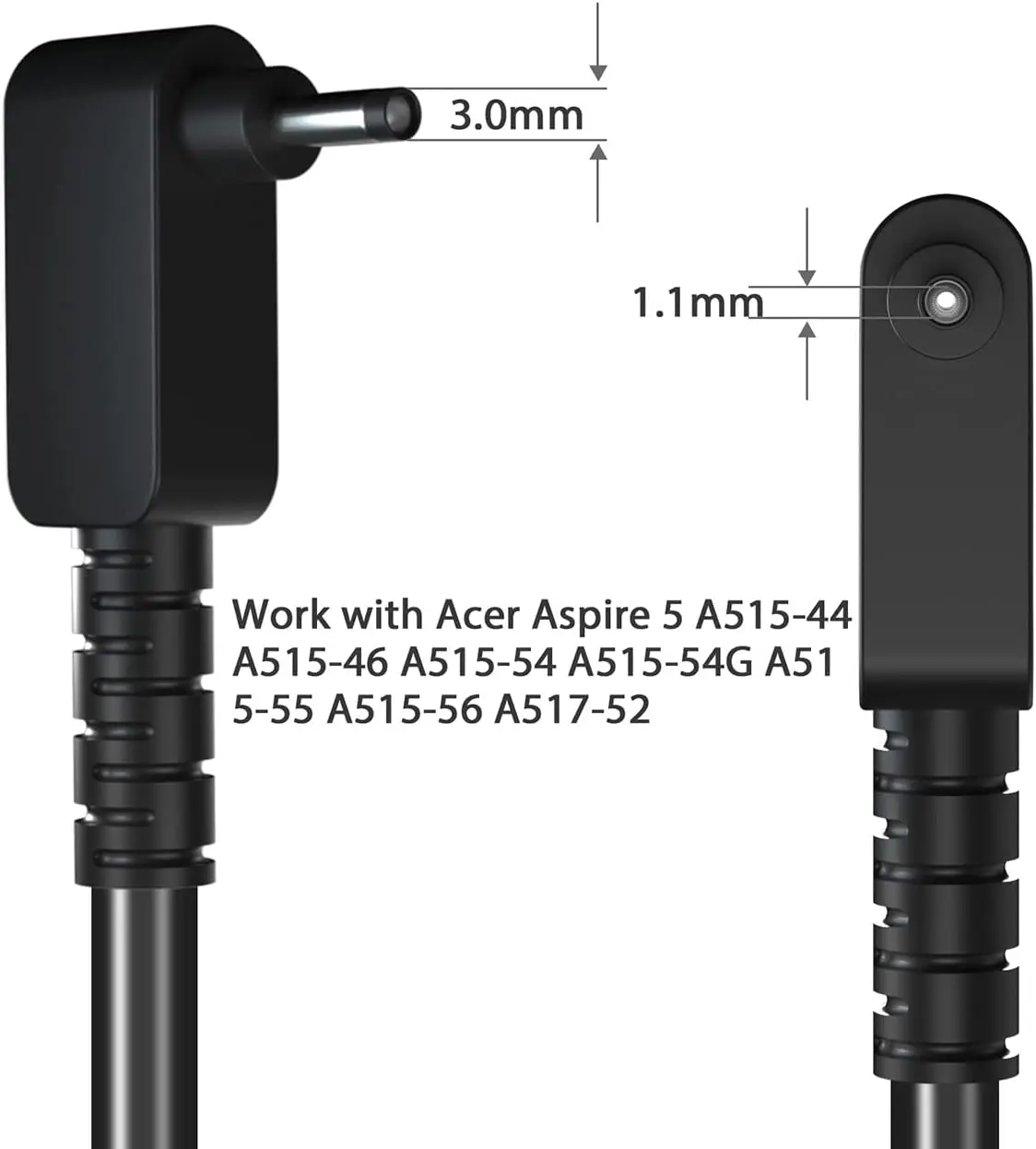 Genuine AC Adapter Laptop Charger 19V 2.37A 45W for Acer Swift 1 3 SF113-31 SF114-31 SF314-51 SF314-52 SF315-41