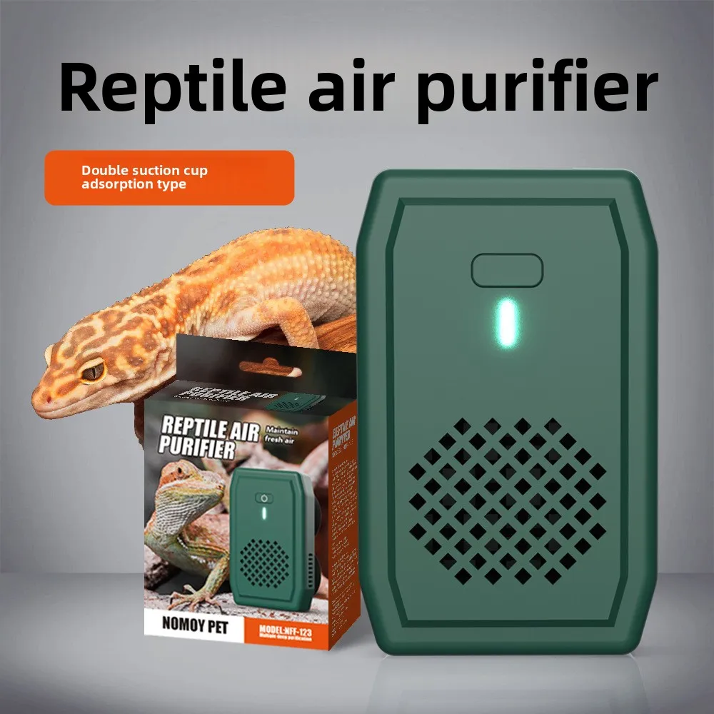 

NOMOY Reptile Terrarium Air Purifier - Eliminates Odors & Purifies Air for Chameleon, Gecko & Tortoise Enclosures
