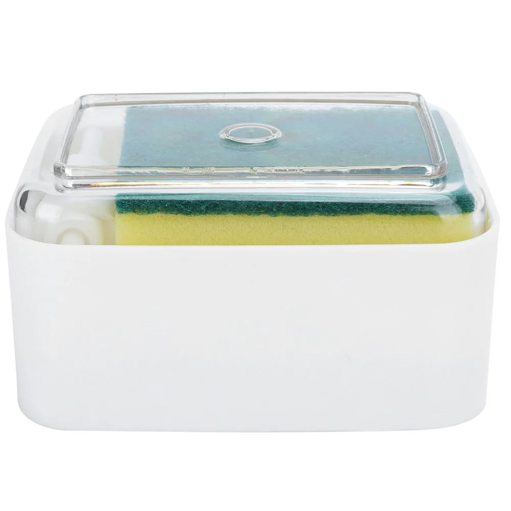 ABS PS Soap Dispenser Press Type White Grey Dish Soap Dispenser Countertop No Waste Design Soap Dispenser Box Kitchen Cleaning