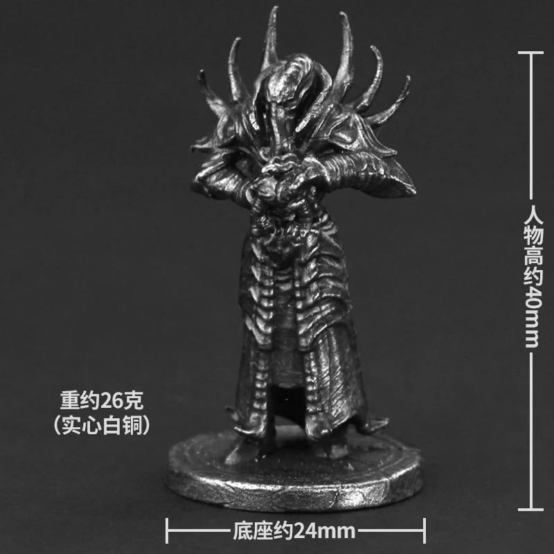 Figurinhas em Miniatura de Metal para Desktop Decor, Peças de Xadrez, Universo Católico Cometa, Guerreiro do Espaço Sideral, Coleção Toy Figures