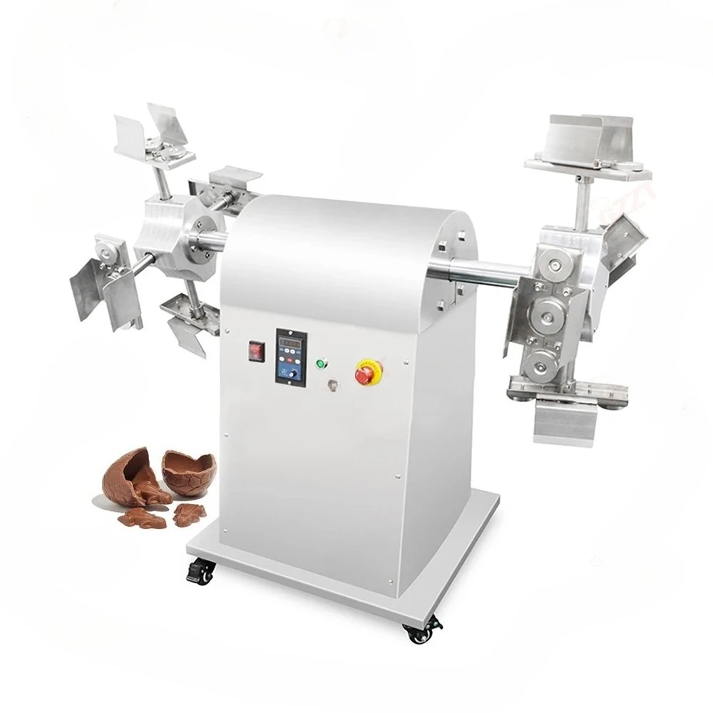 Máquina Automática para Hacer Chocolate Hueco Giratorio Hacia Adelante y Hacia Atrás, Máquina 3D para Formar Cáscaras de Cacao y Cereales, Fácil Operación