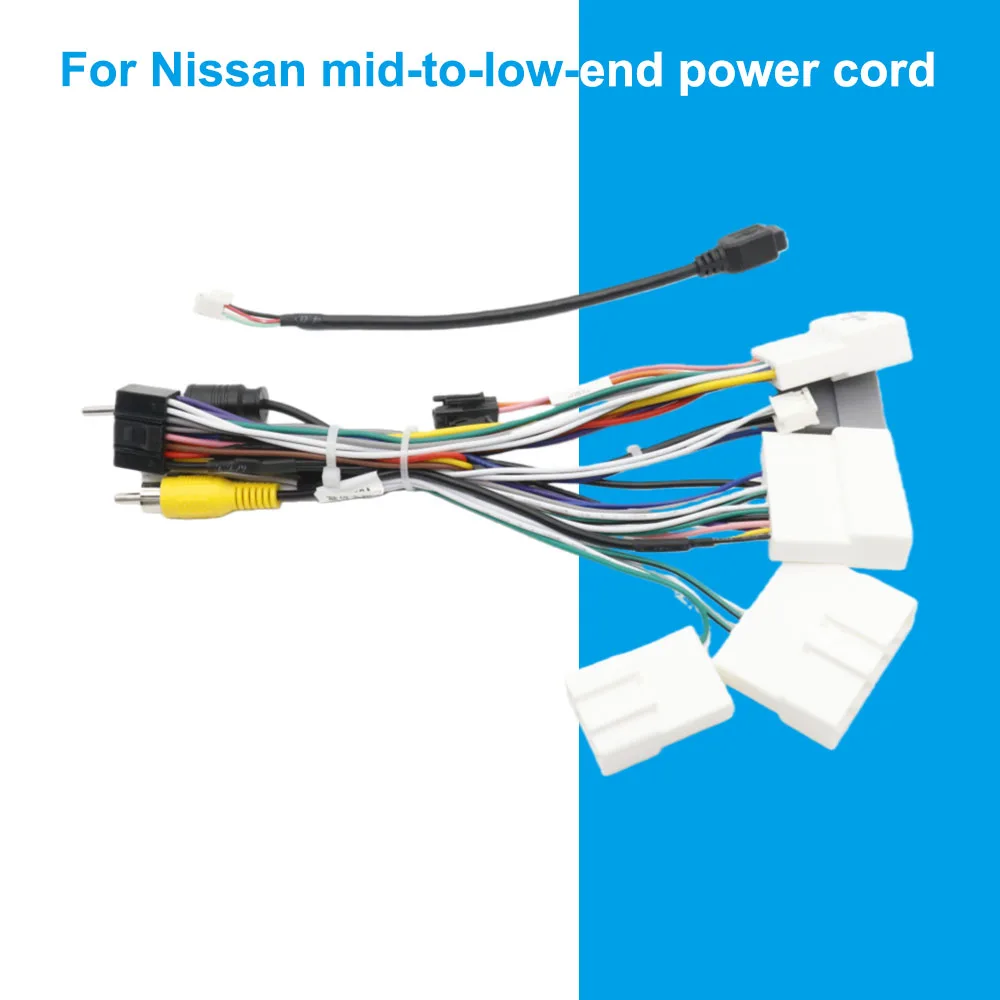 

Canbus Box RZ-DF02 с жгутом проводов, 16-контактный кабель питания для Nissan Versa/X-Trail/Qashqai/SYLPHY/ Terra/Bluebird Kicks/Tiida