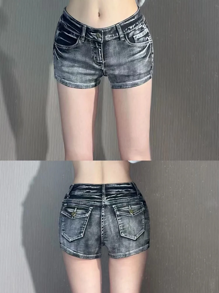 

Low Waist Heavy Du Elastic Slimming Leg Lengthening Butt Lifting All Matched Wrap around Hot Pants Casual Sle Summer orts