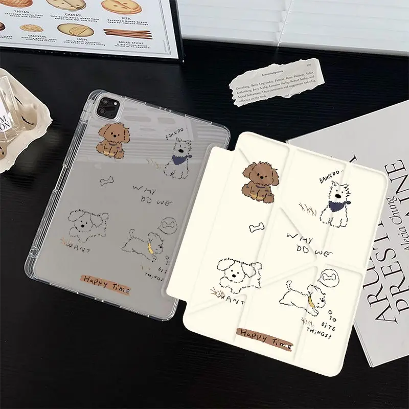 3+Y Fold Clear Acrylic Shell For Redmi Pad Pro 12.1 Redmi Pro2 2025 12.1 Redmi Pad SE 11 inch Xiaomi Pad 5/6/7 11 inch