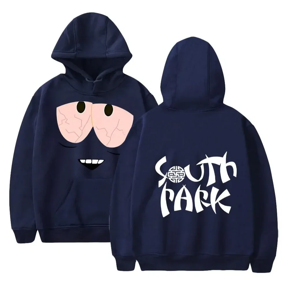 Men's Hoodie Abstract Cartoon Big Face Graphic Print Hooded Sweatshirt Casual Long Sleeve Pullover Streetwear Unisex Tops