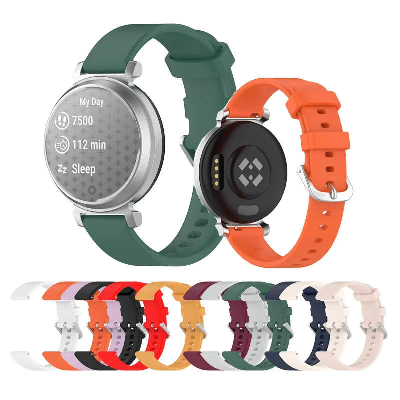 Cinturino sportivo morbido impermeabile compatibile con Garmin Lily2 Active Lily2